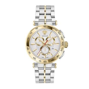 versace aion chronograph gold-tone men's watch|versace watch costco.